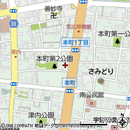 敦賀信用金庫本店周辺の地図