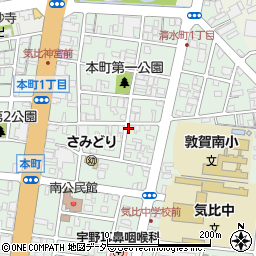 敦賀コンパ周辺の地図