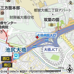 東京都目黒区大橋2丁目22-6周辺の地図