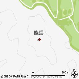 能岳周辺の地図