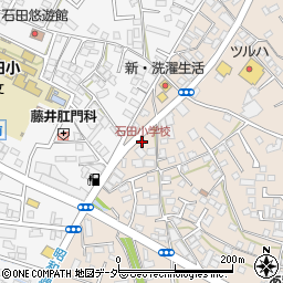 石田小学校周辺の地図