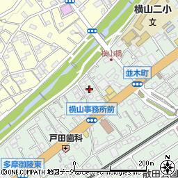 東京都八王子市並木町22周辺の地図