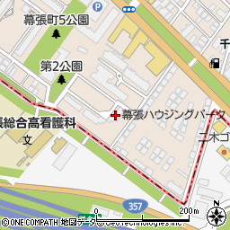 シャルマン幕張１号棟周辺の地図