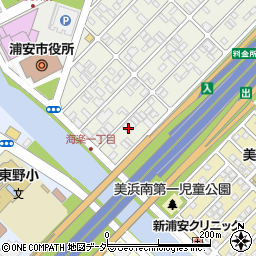 千葉県浦安市海楽1丁目5-8周辺の地図