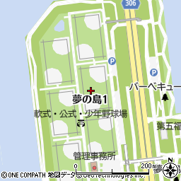 東京都江東区夢の島1丁目周辺の地図