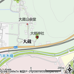 大椋神社周辺の地図