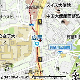 三井住友銀行広尾共同 ＡＴＭ周辺の地図