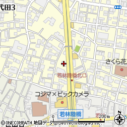 サザンコート代田周辺の地図
