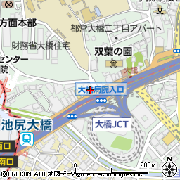 東京都目黒区大橋2丁目22-3周辺の地図