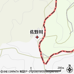 陣馬山周辺の地図