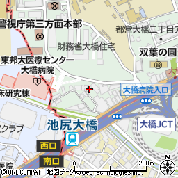 東京都目黒区大橋2丁目22周辺の地図