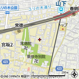 東京都世田谷区宮坂2丁目8-13周辺の地図