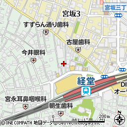 ＬｕｃｃａＬａｎｃｅ　経堂店周辺の地図