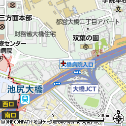 東京都目黒区大橋2丁目22-48周辺の地図