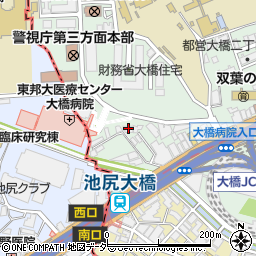 東京都目黒区大橋2丁目22-17周辺の地図