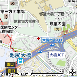 東京都目黒区大橋2丁目22-47周辺の地図