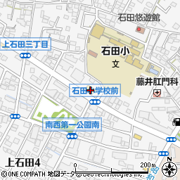 味の民芸甲府上石田店周辺の地図