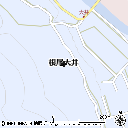 岐阜県本巣市根尾大井周辺の地図