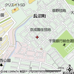 千葉県千葉市稲毛区長沼町293-179周辺の地図