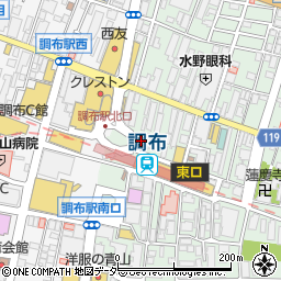 カワイ音楽教室調布センター周辺の地図