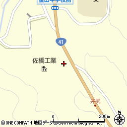 岐阜県下呂市金山町金山2968-1周辺の地図