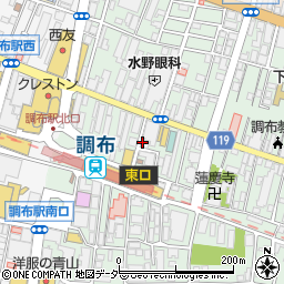 やきとり処い志井 東口店周辺の地図