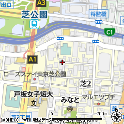 曹洞宗宗務廳第二分館周辺の地図