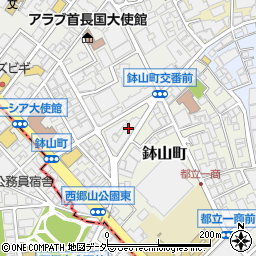 東京都渋谷区鉢山町11周辺の地図