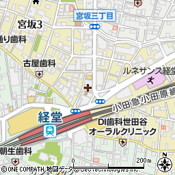 東京都世田谷区宮坂3丁目10-2周辺の地図