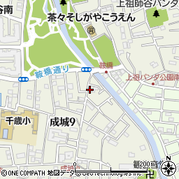 マサ・成城周辺の地図