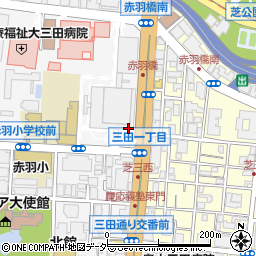 三田国際ビル内郵便局 ＡＴＭ周辺の地図