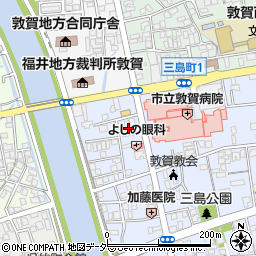 〒914-0058 福井県敦賀市三島町の地図