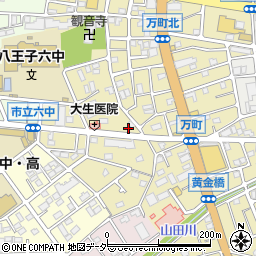 東京都八王子市万町101周辺の地図
