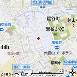 東京都渋谷区鶯谷町13周辺の地図