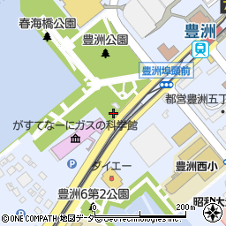東京都江東区豊洲2丁目3周辺の地図