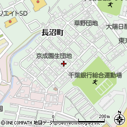 千葉県千葉市稲毛区長沼町293-61周辺の地図