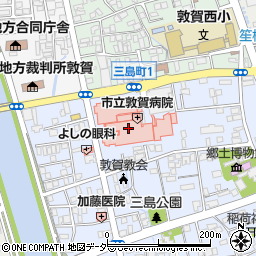 ファミリーマート市立敦賀病院／Ｓ店周辺の地図