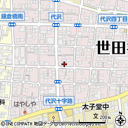 東京都世田谷区代沢4丁目21-3周辺の地図