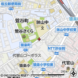 東京都渋谷区猿楽町6周辺の地図