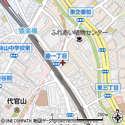 渋谷ハナビル周辺の地図