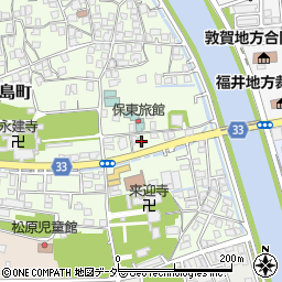 福井県敦賀市松島町8-12周辺の地図