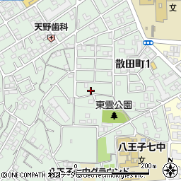散田ハイツ周辺の地図