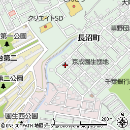 千葉県千葉市稲毛区長沼町293-165周辺の地図