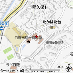 日野市　中央公民館高幡台分室周辺の地図