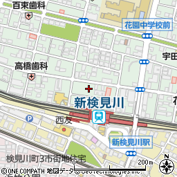 タイムズ新検見川第５駐車場周辺の地図