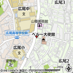 広尾鈴木デンタルクリニック周辺の地図