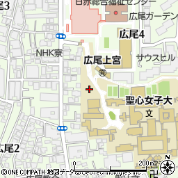東寮宿舎周辺の地図