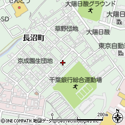 千葉県千葉市稲毛区長沼町293-23周辺の地図