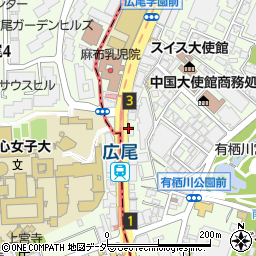 La maison JOUVAUD HIROO周辺の地図