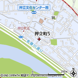 長谷川邸akippa駐車場周辺の地図